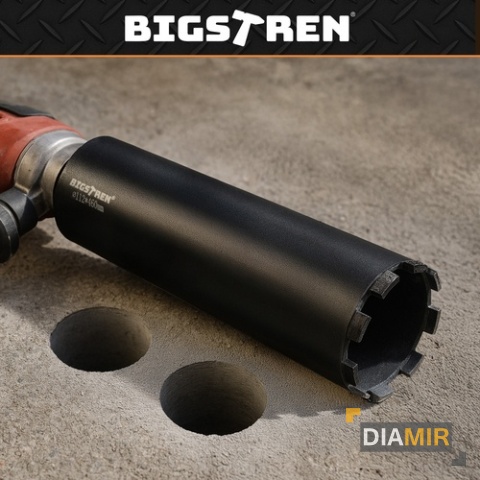 WIERTŁO KORONOWE DIAMENTOWE DŁUGIE 112x460 mm OTWORNICA DO BETONU KAMIENIA