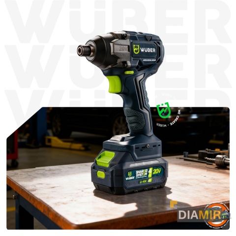ZAKRĘTARKA UDAROWA 200NM KLUCZ UDAROWY AKUMULATOROWY 1/4" 20V BEZSZCZOTKOWY