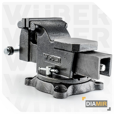 ŻELIWNE IMADŁO ŚLUSARSKIE STOŁOWE Z KOWADŁEM OBROTOWE 360 100mm/4" SOLIDNE