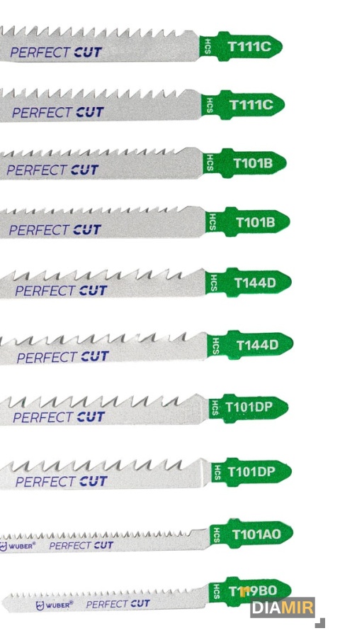 ZESTAW 10 NOŻYKÓW BRZESZCZOTY NOŻYKI DO WYRZYNARKI DO DREWNA SKLEJKI WUBER