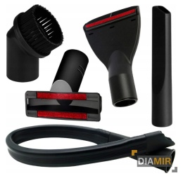 ZESTAW 5 KOŃCÓWEK - SSAWEK 35mm DO ODKURZACZA + ADAPTER 32mm