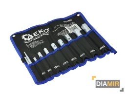 KLUCZE RUROWE DWUSTRONNE 8szt. 6-22mm RURKOWE PRZELOTOWE DO NAKRĘTEK ŚRUB