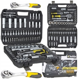 ZESTAW KLUCZY NASADOWYCH KLUCZE NASADOWE 108 el. 1/4