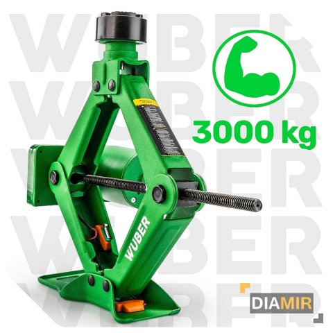 ZESTAW LEWAREK PODNOŚNIK SAMOCHODOWY TRAPEZOWY ELEKTRYCZNY 3T 12V 120-420mm