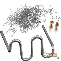 ZSZYWKI DO ZGRZEWARKI PLASTIKU SPAWARKI LUTOWNICY FALA ZRS28 500 SZT