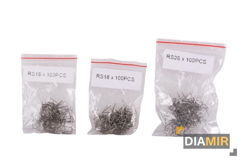 ZSZYWKI DO ZGRZEWARKI ZSZYWARKI PLASTIKU RS16 RS46 600SZT NAPRAWA ZDERZAKÓW