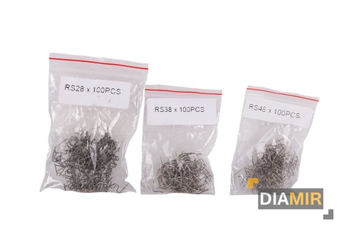 ZSZYWKI DO ZGRZEWARKI ZSZYWARKI PLASTIKU RS16 RS46 600SZT NAPRAWA ZDERZAKÓW