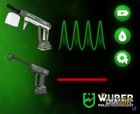 AKUMULATOROWA MYJKA CIŚNIENIOWA OGRODOWA BEZPRZEWODOWA 1 AKUMULATOR ZESTAW