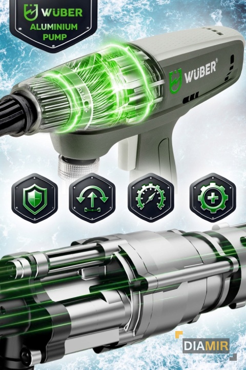 AKUMULATOROWA MYJKA CIŚNIENIOWA OGRODOWA BEZPRZEWODOWA 1 AKUMULATOR ZESTAW