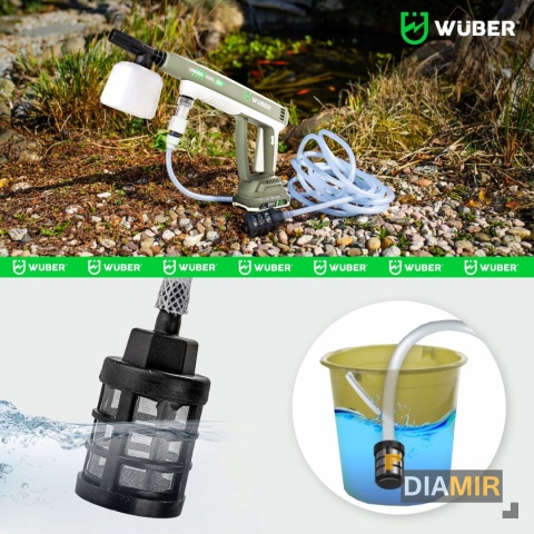 AKUMULATOROWA MYJKA CIŚNIENIOWA OGRODOWA BEZPRZEWODOWA 1 AKUMULATOR ZESTAW