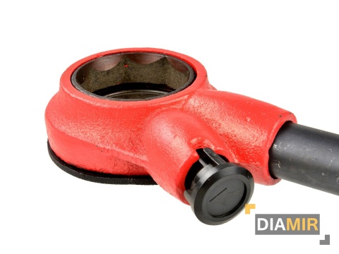 GRZECHOTKA Z RĄCZKĄ GWINTOWNICY ŻELIWNA 1/4-1 1/4″ PRECYZYJNA ZAPADKA