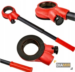 GRZECHOTKA Z RĄCZKĄ GWINTOWNICY ŻELIWNA 1/4-1 1/4″ PRECYZYJNA ZAPADKA