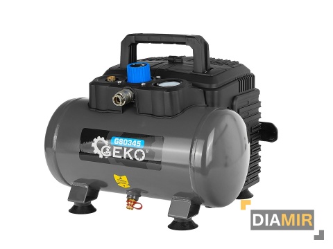 KOMPRESOR BEZOLEJOWY SPRĘŻARKA POWIETRZA 6L 8BAR 1200W WARSZTATOWY MANOMETR