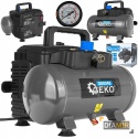 KOMPRESOR BEZOLEJOWY SPRĘŻARKA POWIETRZA 6L 8BAR 1200W WARSZTATOWY MANOMETR
