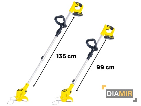 KOSA AKUMULATOROWA PODKASZARKA ELEKTRYCZNA TRAWY ZESTAW XXL 600W 2X21V
