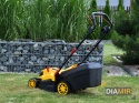 KOSIARKA ELEKTRYCZNA DO TRAWY 2800W NÓŻ 38CM LEKKA MOCNA KOSZ 40L REGULACJA