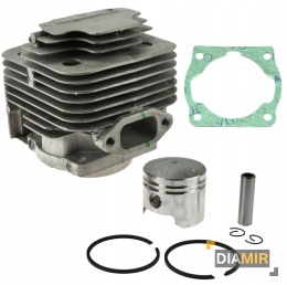 CYLINDER TŁOK DO KOSY 44MM 52CC ZESTAW USZCZELKA PIERŚCIENIE SEGERY