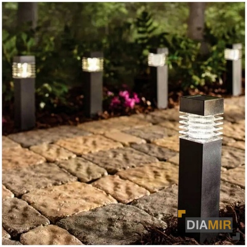 Lampa solarna ogrodowa wbijana LED 40 cm