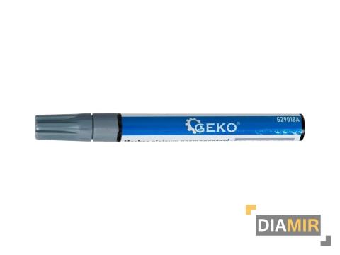 MARKER PISAK OLEJOWY PERMANENTNY OKRĄGŁY WODOODPORNY SREBRNY