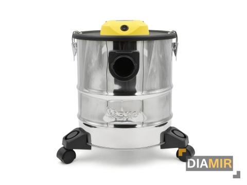 ODKURZACZ KOMINKOWY POPIOŁU 1600W 20L NA KÓŁKACH HEPA ZIMNY POPIÓŁ