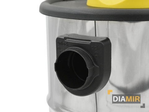 ODKURZACZ KOMINKOWY POPIOŁU 1600W 20L NA KÓŁKACH HEPA ZIMNY POPIÓŁ