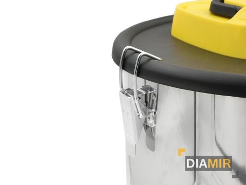 ODKURZACZ KOMINKOWY POPIOŁU 1600W 20L NA KÓŁKACH HEPA ZIMNY POPIÓŁ