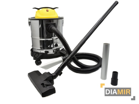 ODKURZACZ PRZEMYSŁOWY SEPARATOR POPIOŁU 20L KOMINKA GRILLA 1600W OTRZĄSACZ