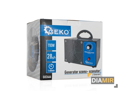 OZONATOR POWIETRZA 28000MG OCZYSZCZACZ GENERATOR OZONU TIMER 60MIN DOM AUTO