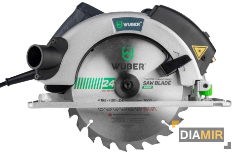 PILARKA TARCZOWA RĘCZNA NAJAZDOWA 2400W 185 mm LASER REGULACJA KĄTA