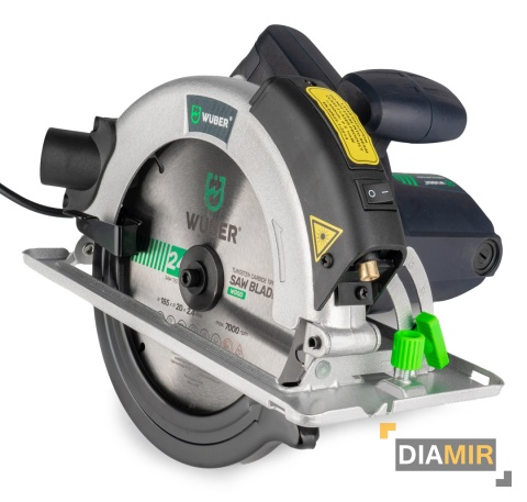 PILARKA TARCZOWA RĘCZNA NAJAZDOWA 2400W 185 mm LASER REGULACJA KĄTA