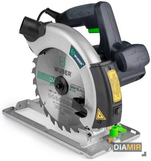 PILARKA TARCZOWA RĘCZNA NAJAZDOWA 2400W 185 mm LASER REGULACJA KĄTA