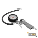 PISTOLET DO POMPOWANIA KÓŁ GEKO Z DUŻYM MANOMETREM WARSZTATOWY METALOWY