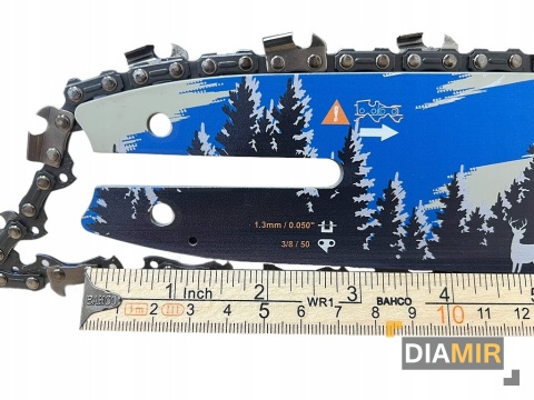PROWADNICA DO PIŁY SPALINOWEJ 14'' 3/8 1,3MM + 2 ŁAŃCUCHY 50 OGNIW STIHL