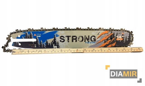 PROWADNICA DO PIŁY SPALINOWEJ 14'' 3/8 1,3MM + 2 ŁAŃCUCHY 50 OGNIW STIHL