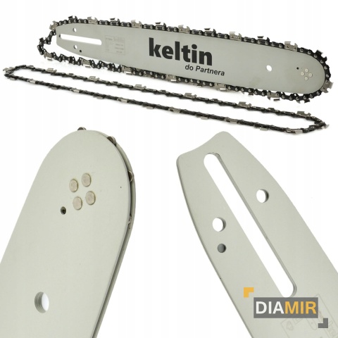 PROWADNICA DO PIŁY PARTNER 14" 3/8 1,3 mm + 2 x ŁAŃCUCH 52 OGNIWA