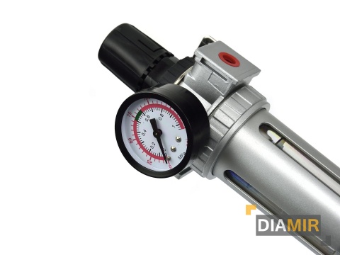 REDUKTOR CIŚNIENIA POWIETRZA Z FILTREM ODWADNIACZ SMAROWANIE 3/8"