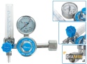 REDUKTOR CO2/ARGON Z ROTAMETREM GEKO 25m3/h 200bar 6mm