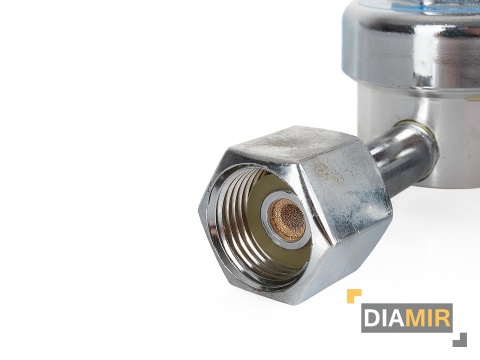 REDUKTOR CO2/ARGON Z ROTAMETREM GEKO 25m3/h 200bar 6mm