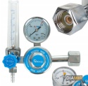REDUKTOR CO2/ARGON Z ROTAMETREM GEKO 25m3/h 200bar 6mm