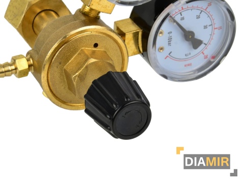 REDUKTOR DWA ZEGARY CO2 ARGON DO MIGOMATU MIG MAG TIG BUTLI GAZ TIG