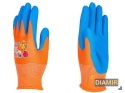 RĘKAWICE DZIECIĘCE 4 DLA DZIECI DZIECKA OCHRONNE ROBOCZE rozmiar 4 6-9 lat