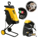 ROZDRABNIACZ RĘBAK DO GAŁĘZI 2000 W 39 MM OGRODOWY ELEKTRYCZNY