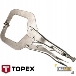 SZCZYPCE ZACISKOWE SPAWALNICZE TYP C 280MM ZAKRES 0-40MM