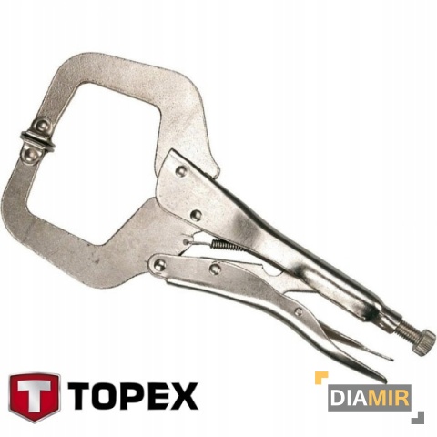 SZCZYPCE ZACISKOWE SPAWALNICZE TYP C 280MM ZAKRES 0-40MM