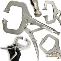 SZCZYPCE ZACISKOWE SPAWALNICZE TYP C 280MM ZAKRES 0-40MM