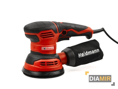 Szlifierka Mimośrodowa Oscylacyjna Elektryczna 125mm 1200W Na Rzep + Worek