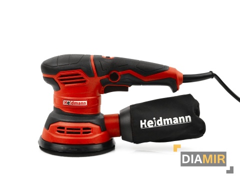 Szlifierka Mimośrodowa Oscylacyjna Elektryczna 125mm 1200W Na Rzep + Worek