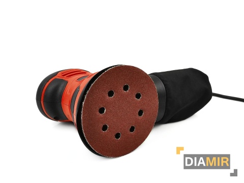 Szlifierka Mimośrodowa Oscylacyjna Elektryczna 125mm 1200W Na Rzep + Worek