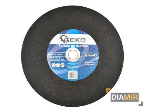 TARCZA 350 DO CIĘCIA STALI METALU BLACHY RUR PROFILI 350x3,5x32 TNĄCA