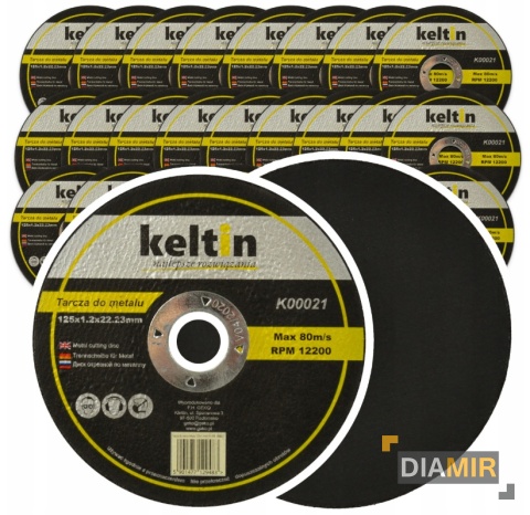 TARCZA DO METALU 125x1,2 MM CIĘCIE STALI PROFILI RUR I BLACHY